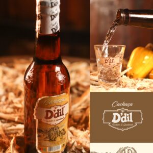 Cachaça D’dil Cristal 350ml