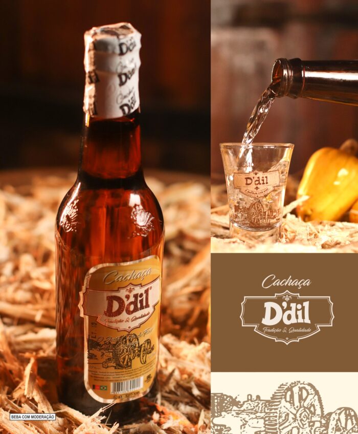 Cachaça D’dil Cristal 350ml