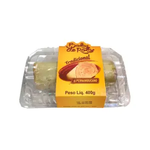 Bolo de rolo 400g, foto 2, Armazém Nordestino