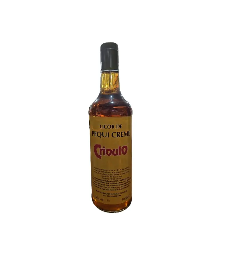 Licor de Pequi Creme Litro - Crioulo, Armazém Nordestino